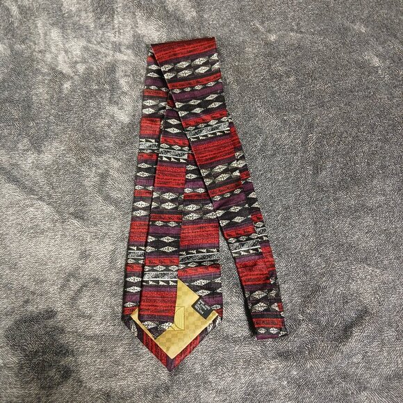 Ron Chereskin Mens Necktie Tie 100% Silk 60" Multi-Colored Design Classic 60" - Picture 2 of 6